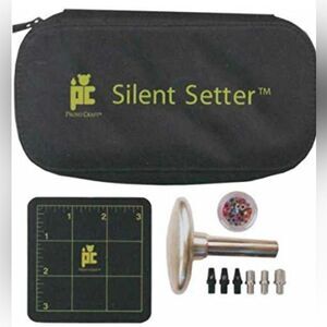 Provo Craft NEW no tags 
Provo Craft Silent Setter Hammerless Eyelet Tool set
